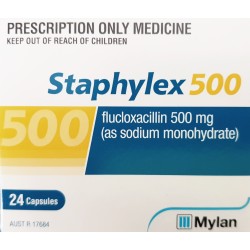Staphylex 500mg 24 Caps