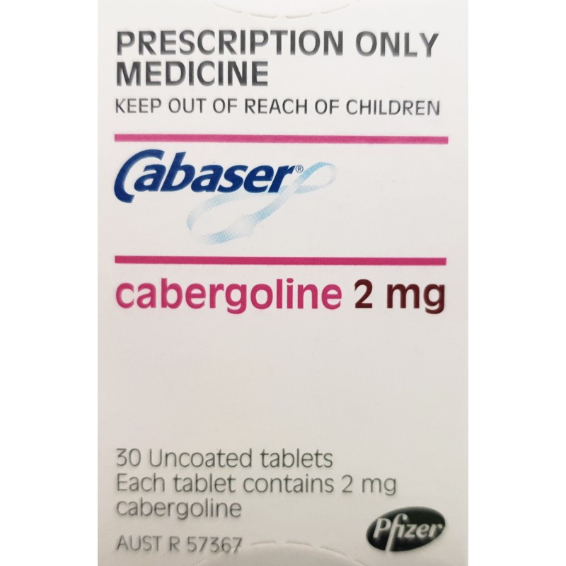 Cabaser 2mg 30 Tabs