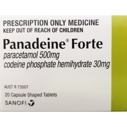 Panadeine Forte 500/30mg 20 Tabs
