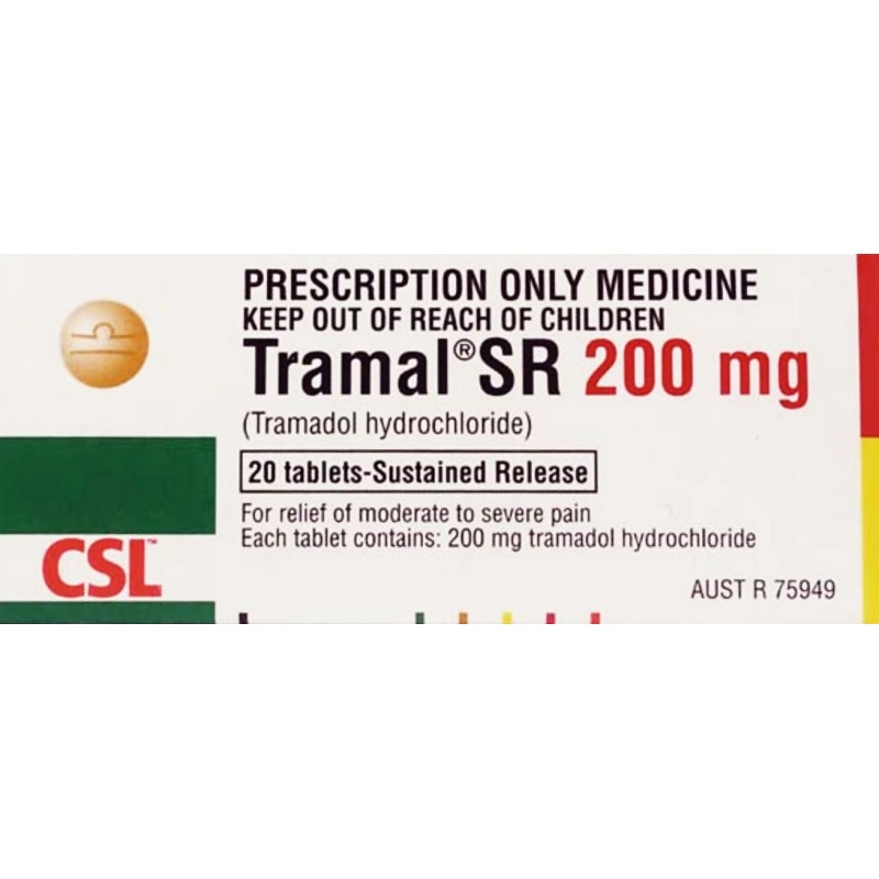 Tramal Tramadol 200mg SR 20 Tabs