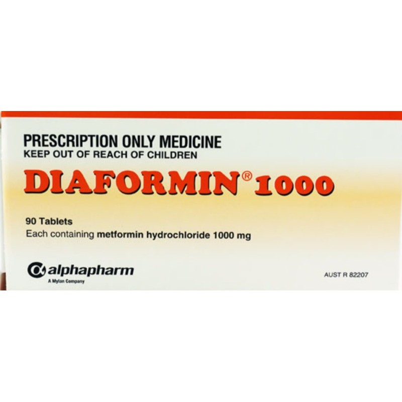 Diaformin 1000mg 100 Tabs